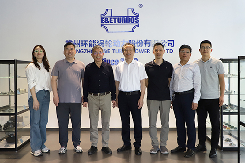 環(huán)能渦輪熱烈歡迎常州工學院湯正華書記一行訪企拓崗